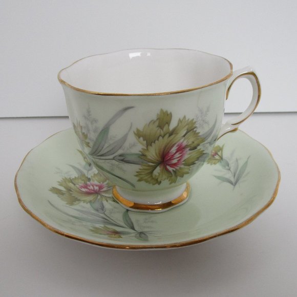 antique cup & saucer set - Picture 1 of 5